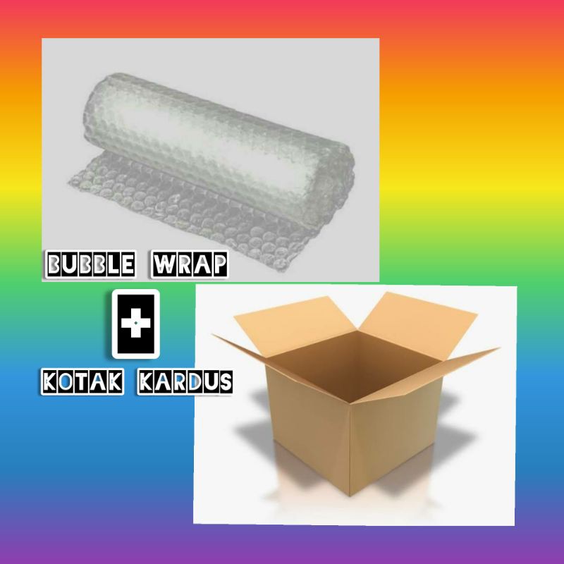 

Bubble Wrap + Kotak Kardus Tambahan buat Packing Produk Supaya Aman