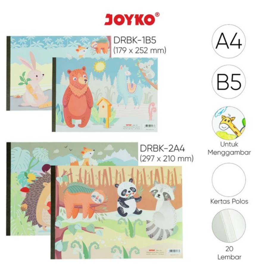 

Joyko DRBK-2 Drawing Book Buku Gambar B5/A4