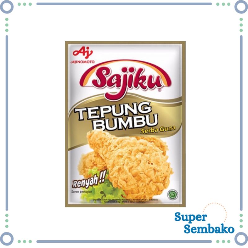 BUMBU MASAK TEPUNG BUMBU SAJIKU SERBAGUNA AJINOMOTO 220g SACHET / SASET