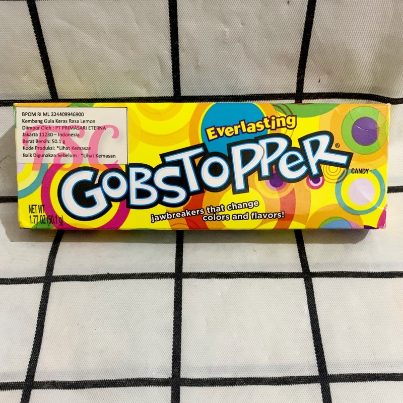 

Permen Gobstopper Candy Everlasting 50.1gr / Kembang gula keras rasa lemon