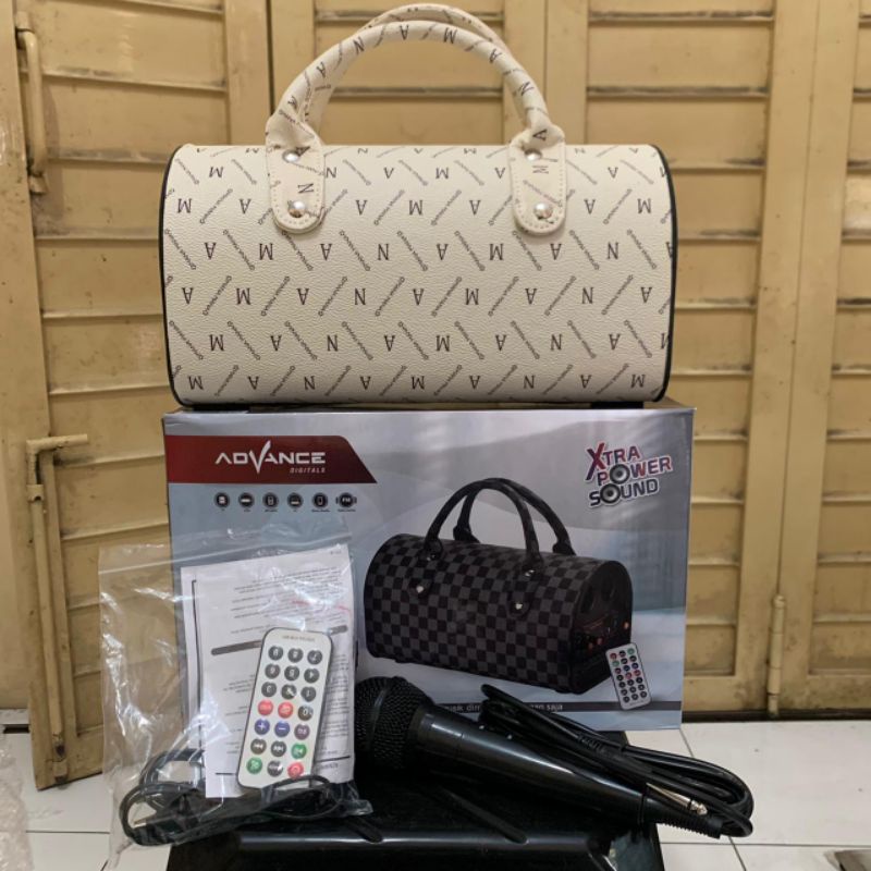 MUSIK BOX SPEAKER BLUETOOT WIRELESS ADVANCE TS-5 WITH MICROFONE & REMOT XTRA POWER SOUND