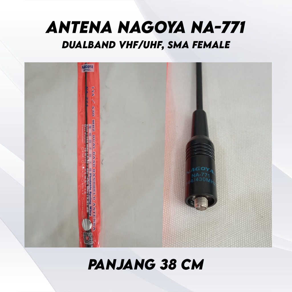 Antena HT Nagoya Baofeng NA 771 Dualband VHF UHF SMA Female Konektor  NA-771 NA771Weierwei Murah