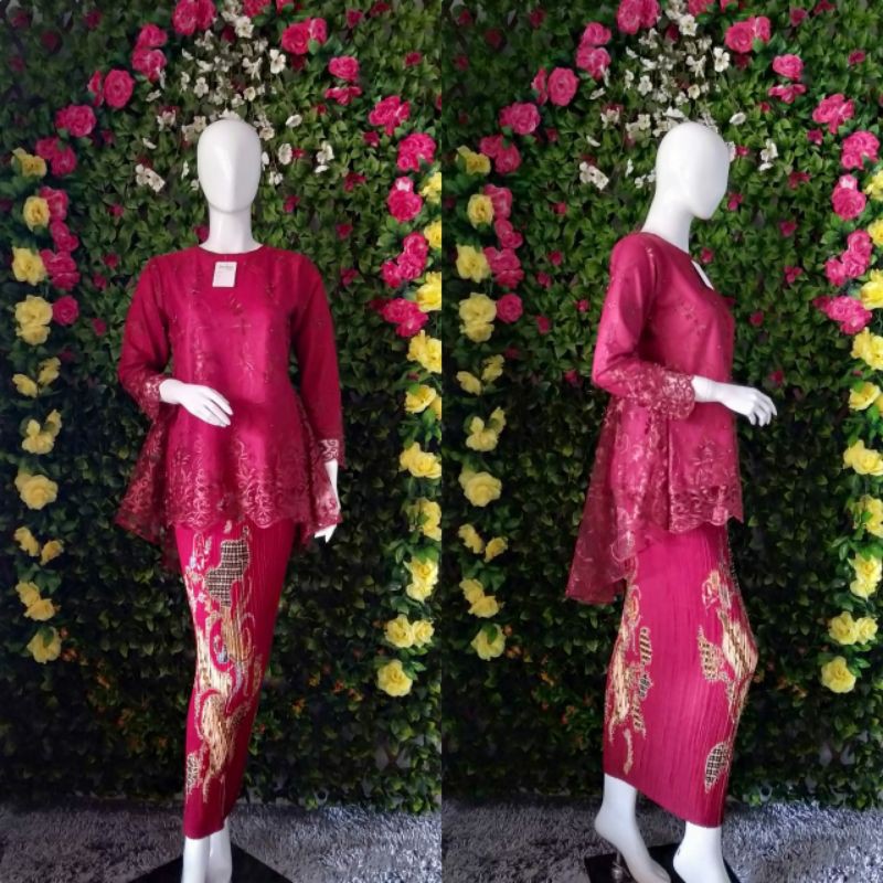 OCE&gt; SET KEBAYA GOTIK / OUTFIT KEBAYA PESTA / KEBAYA WISUDA MODERN / BAJU KEBAYA MODIS DAN TERBARU