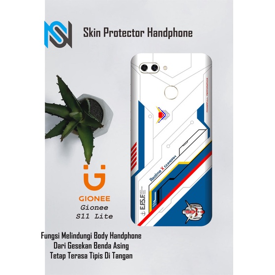 Isi 2pcs Garskin Hp Gionee S11 Lite Motif rog - Free Custom Motif