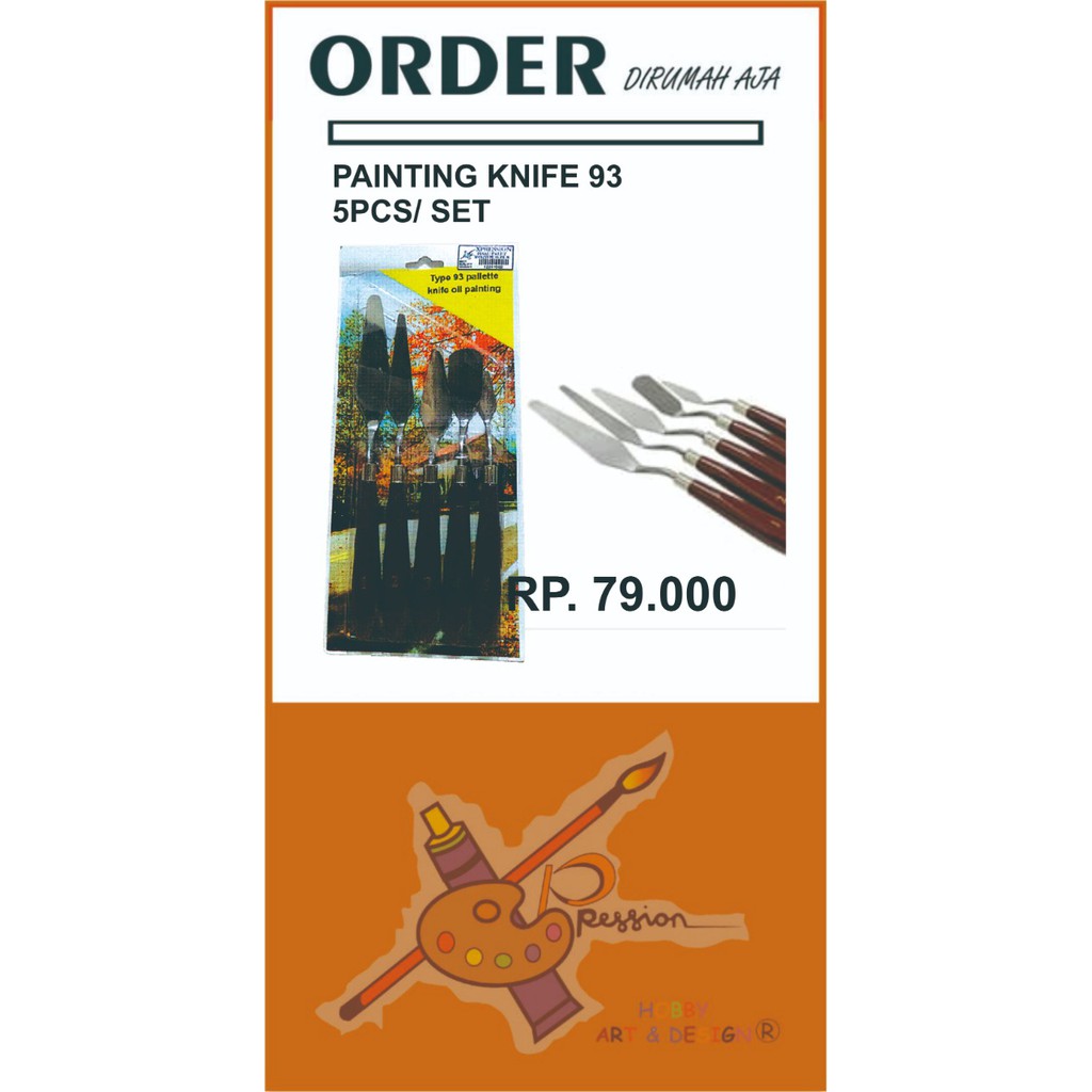 

PISAU PALET KNIFE SET(5PCS)