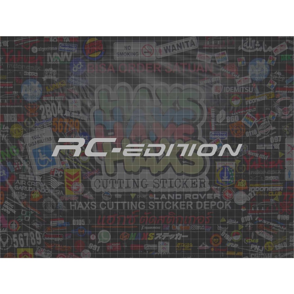 Cutting Sticker RC Edition Vietnam Untuk Bottom Shock Depan