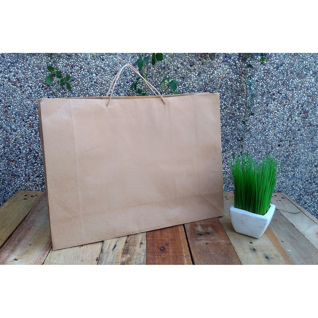 

Paperbag Coklat Polos (Ukuran Jumbo)