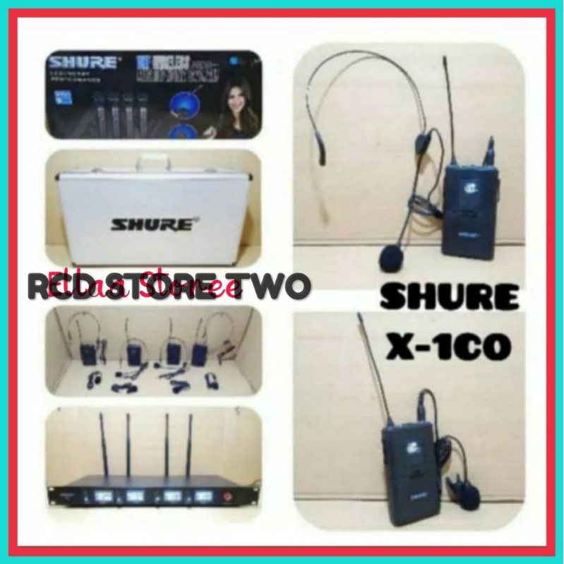 Microphone Wireless Shure X 1CO Headset Clip On Mic Shure x-1co