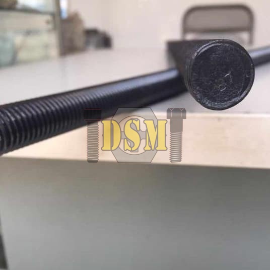 ASTM B-7 M20 / As Long Drat 3/4&quot; / Thread Rod 3/4x1Meter Baja HITAM B7