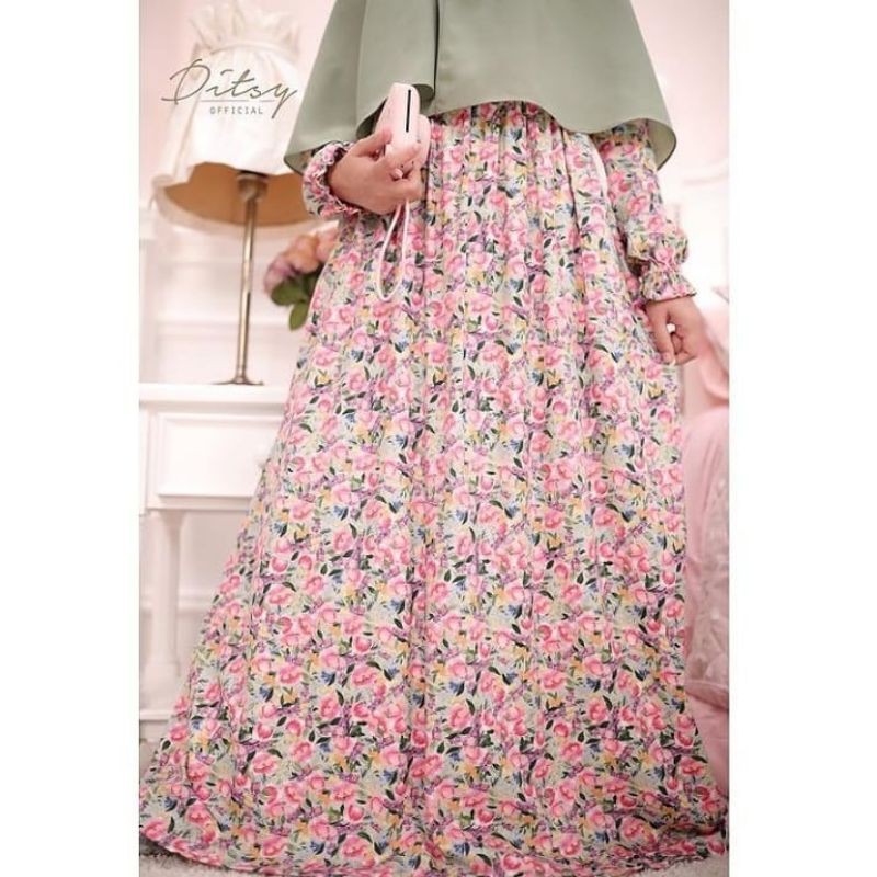 [SIZE S] Serein green nightgown by Ditsy