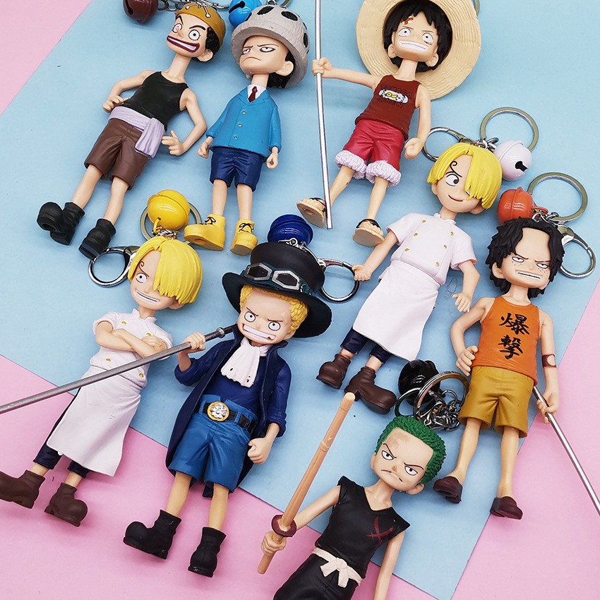 TERMURAH/COD ACTION FIGURE + GANTUNGAN KUNCI ANIME FIGURE ONE PIECE BESAR SATUAN