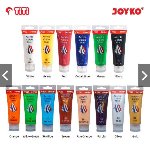 

Cat Akrilik Acrylic Color - Joyko Titi AC-75ML MURAH