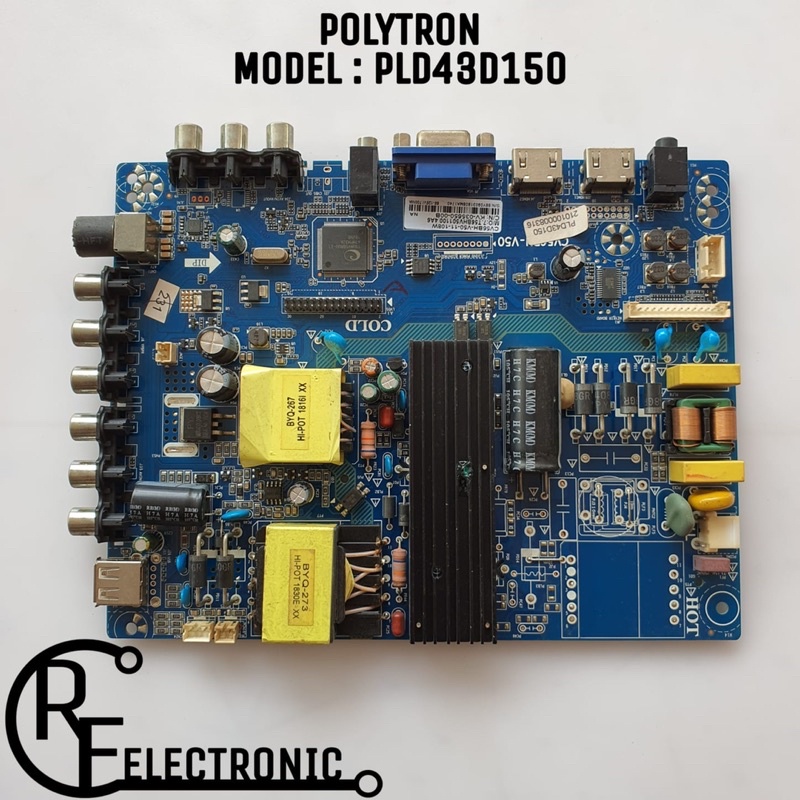 MB MOBO MAINBOARD MESIN TV LED POLYTRON PLD43D150 PLD 43D150