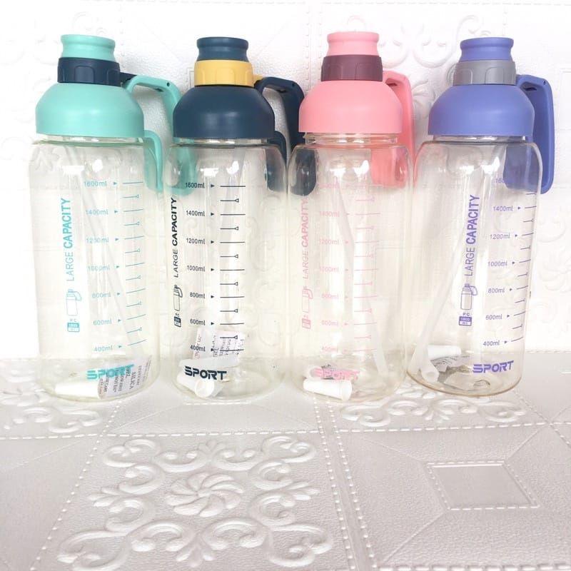 BOTOL MINUM JUST LIFE UKUR 1.8LITER BPA FREE BOTOL MINUM CANTIK BOTOL MINUM JUMBO BOTOL MINUM SPORTY