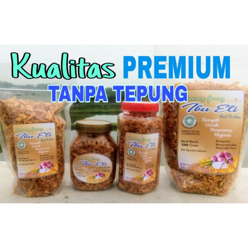 

BAWANG GORENG ASLI BREBES Kualitas Premium 100 gram TANPA TEPUNG