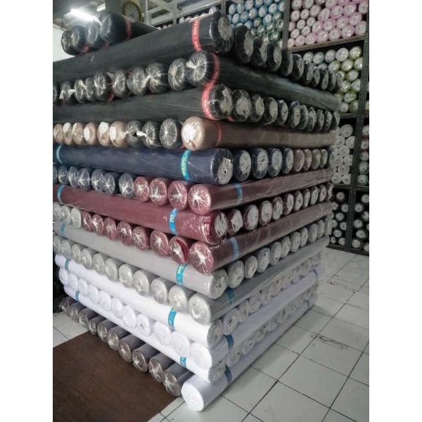 Kain Wolfis Wolvis Woolpeach 1 Roll - Bahan Wolpeach Lux Benang 8600 Kain Premium Lembut