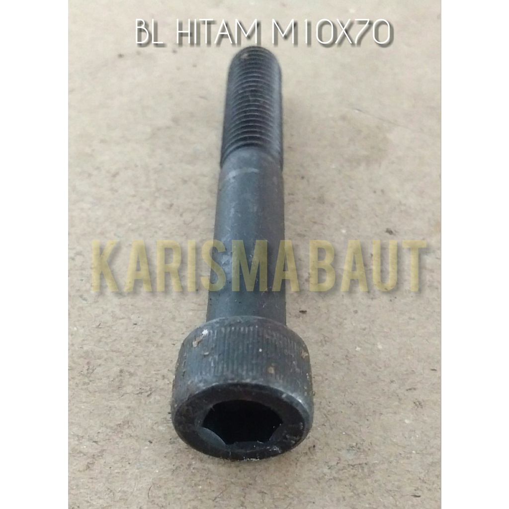 Baut L Baja m10 x 70 (P150) / BL HTB 10x70 DRAT KASAR ( kunci L m8)