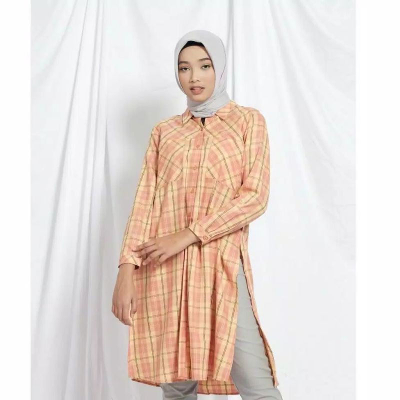 L TUNIC ALIMA DAUKY/TUNIK DAUKY/LONG TUNIK/TUNIK KOTAK