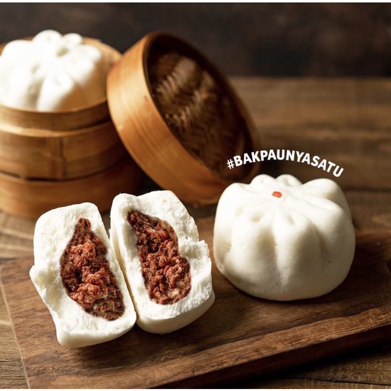 

(READY SIAP KIRIM) Bakpau A1 Babi Merah / Charsiu - Bakpao A1 Babi Merah- Bakpau A Satu Babi Merah