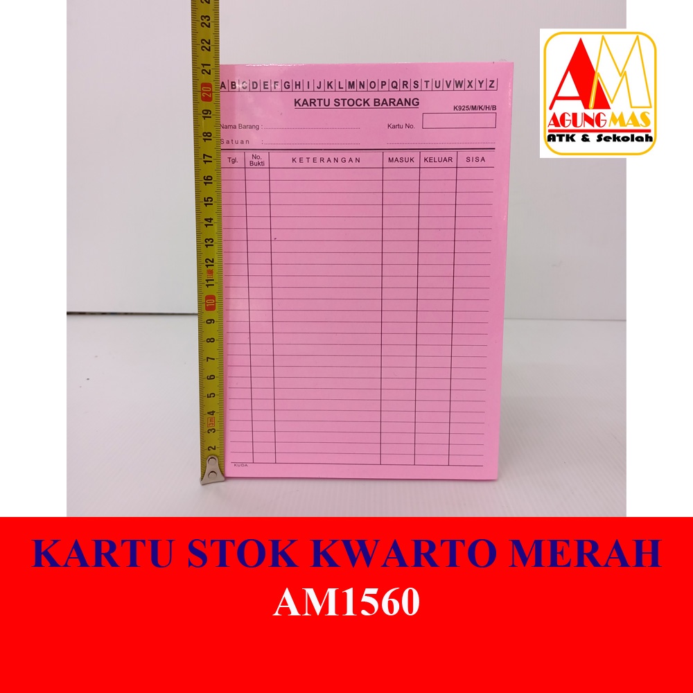 

KARTU STOK KWARTO MERAH