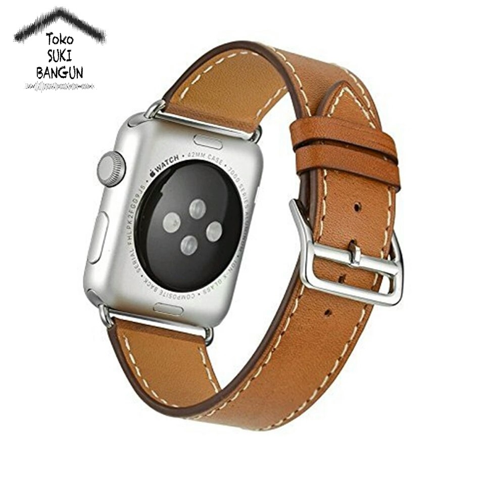 Strap Apple Watch Series 8 7 6 5 4 3 2 1 41mm 40mm 38mm TALI JAM SINGLE TOUR Leather