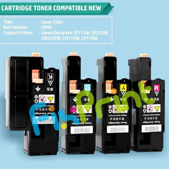 Cartridge Toner Compatible Fuji Xerox CP115W CP225W CM225FW Black FPS2367