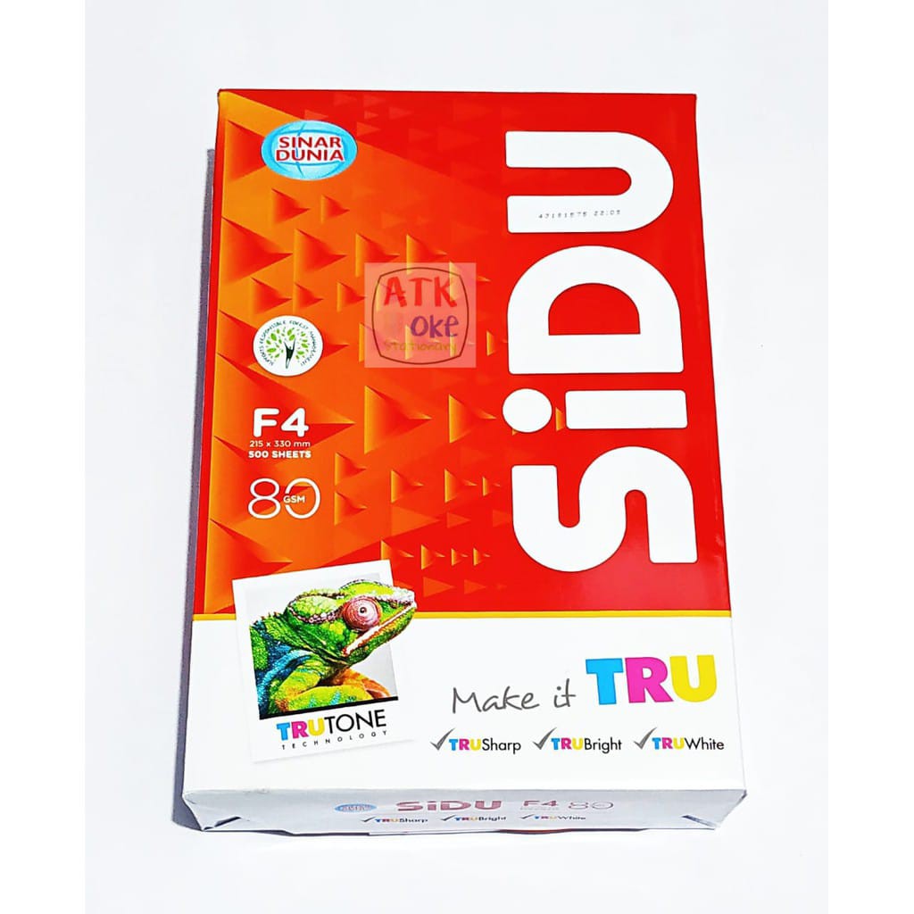 

Sidu Kertas HVS F4 80gsm