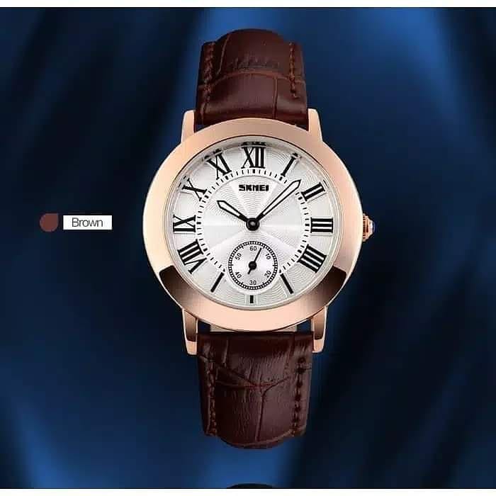 Jam Tangan Wanita Analog Skmei 1083 Original Murah Coklat