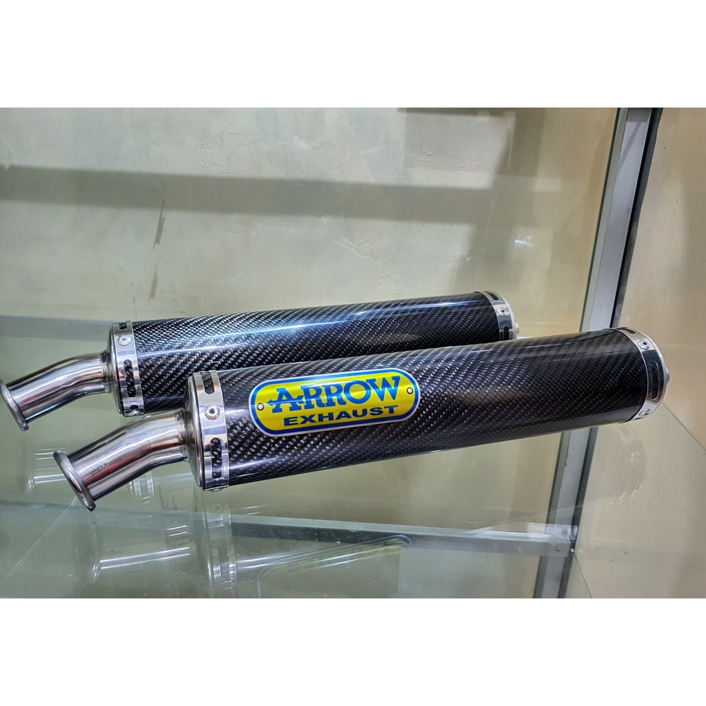 SILENCER KNALPOT ARROW CARBON KEVLAR UNTUK KNALPOT 2 TAK RX KING RGR NSR NINJA R RR SS-2