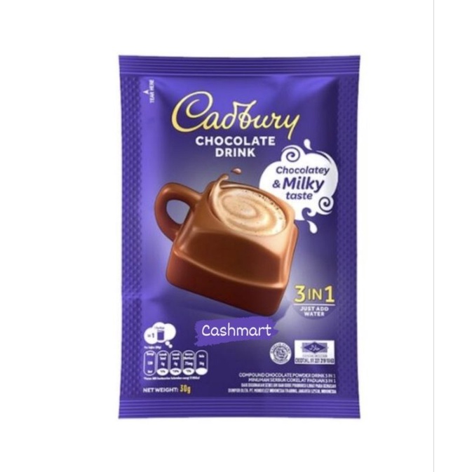 

1 Sacet Cadbury Chocolate Drink 3in1 Malaysia.