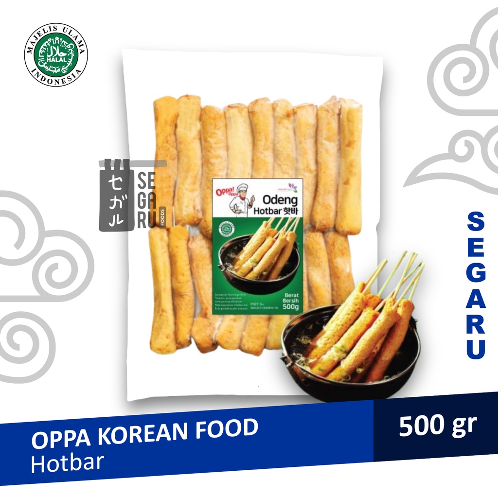 Odeng Hotbar Korea Fish Cake | Otak Otak Korea Halal OPPA 500gr