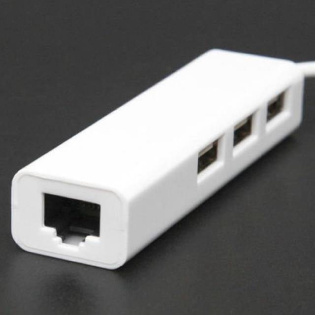 USB to LAN Ethernet External Network Card with USB Hub - 8152