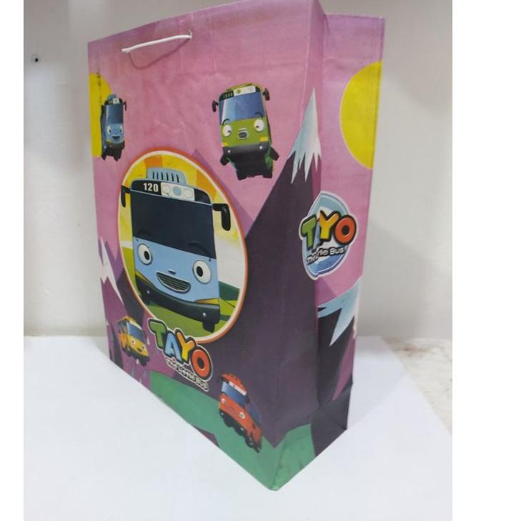 

↸ Paperbag Ulang Tahun karakter Tanggung Motif Campur 1 pack isi 10 pcs COD12