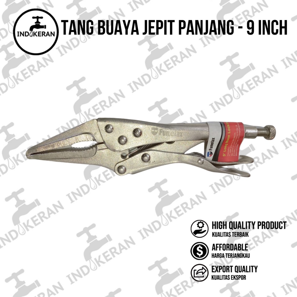 INDOKERAN - Tang Buaya Jepit Panjang - 9 Inch