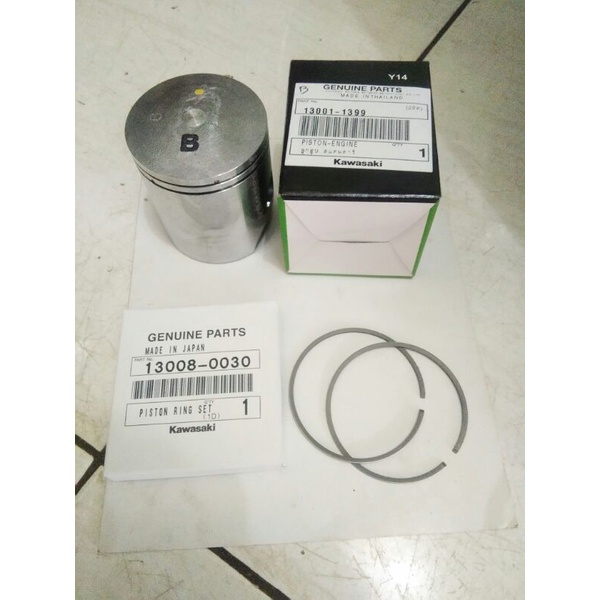 Piston seher ninja r rr B standar dan ring seher ori