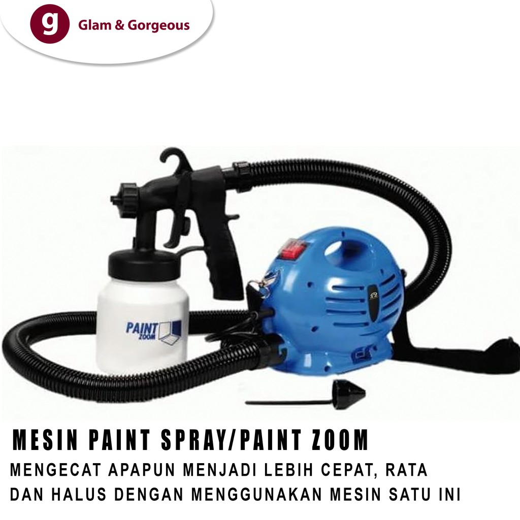 Paint Zoom Paint Gun Paint Spray Semprotan Cat Kompresor