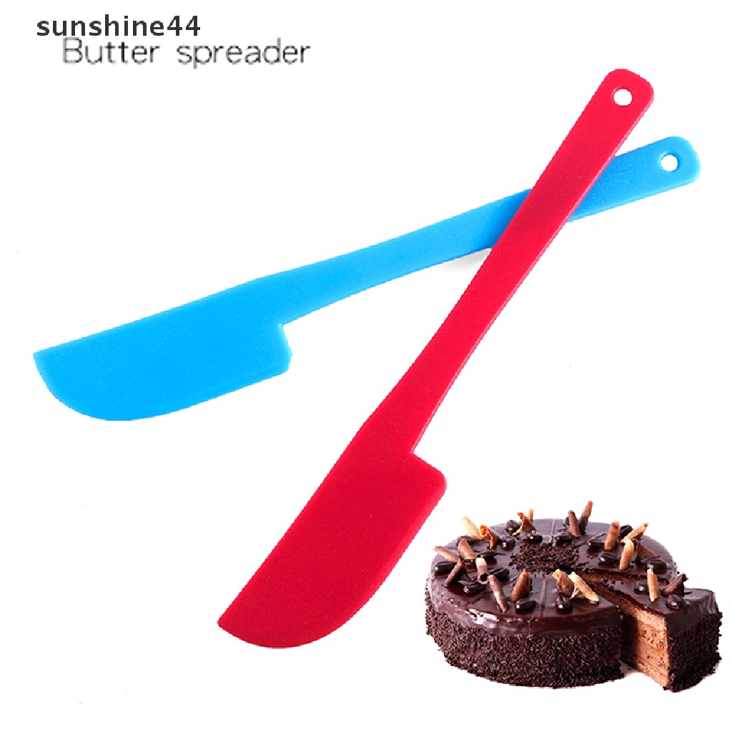 Sunshine 1 Pak Spatula / Brush Krim / Mentega Bahan Plastik Untuk Membuat Kue