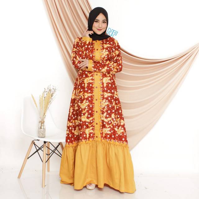 GAMIS BATIK MANGGAR, PADI,SEKAR,CANTIK,KUBIS,KIPAS,DAUN,KUPU,NADINE,GENDIS