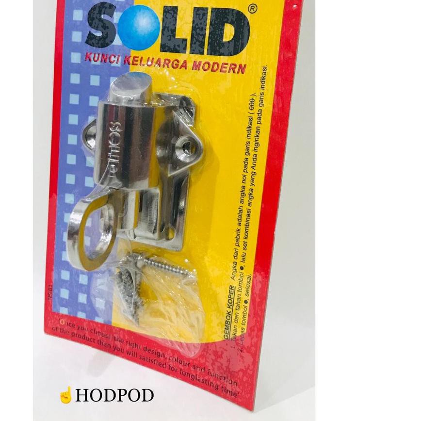 *2037 Spring knip Solid 378 (Kunci Jendela / Grendel Kodok) *2037