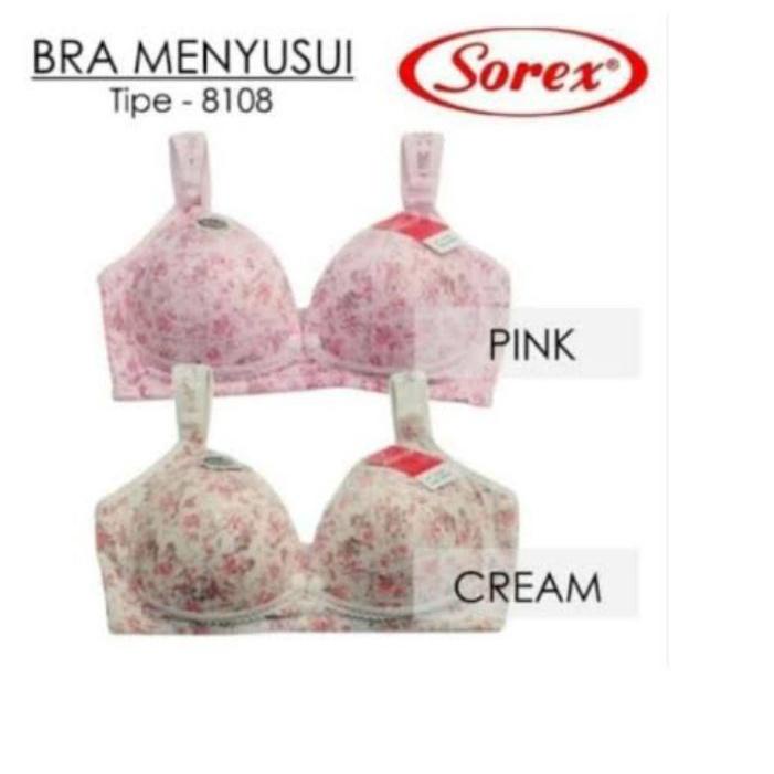 ☃ BH Sorex menyusui BUSA kancing depan Bra bukaan neesbaby ✲