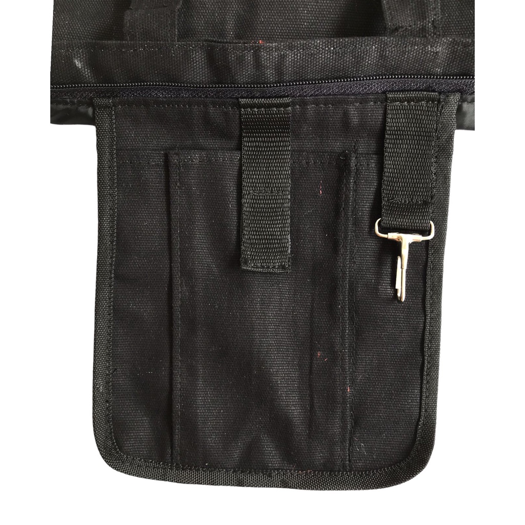 NOWPAPS.CO-TOTE BAG CANVAS HITAM/ARMY TREIZE DISPARUS NOWPAPS.TOTEBAG NOWPAPS ORIGINAL