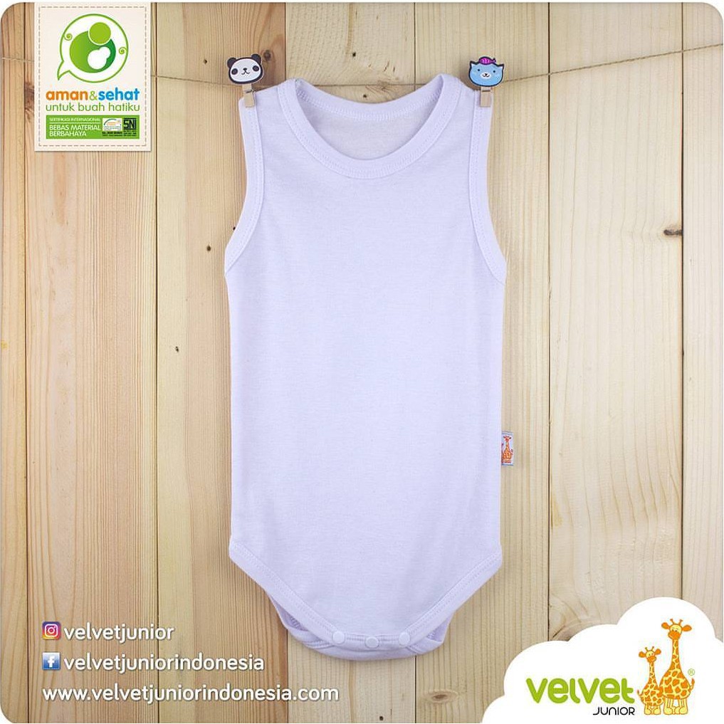  VELVET  JUNIOR  Singlet Kaos  Dalam JUMPER Bayi Anak Halus 