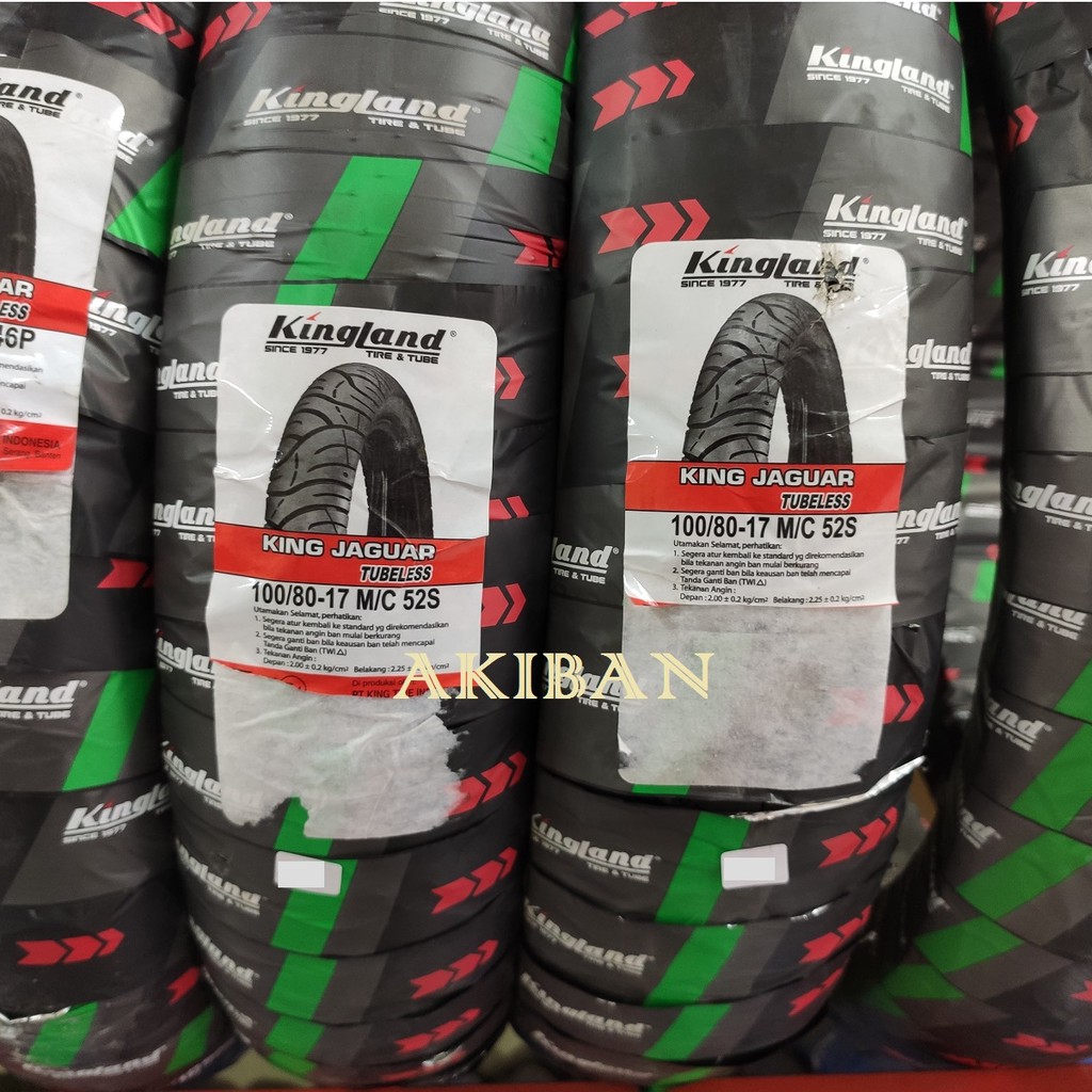 Ban KINGLAND KING JAGUAR 100/80-17 Kingland 100 80 17 Ring 17 Tubeless