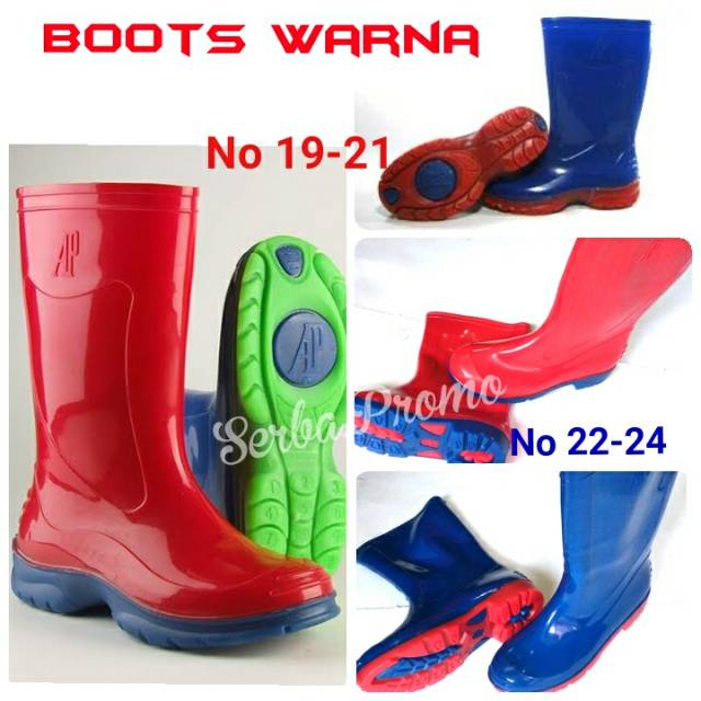 Sepatu Anak Boots AP Spider (2-10thn) - Sepatu Anak Karet