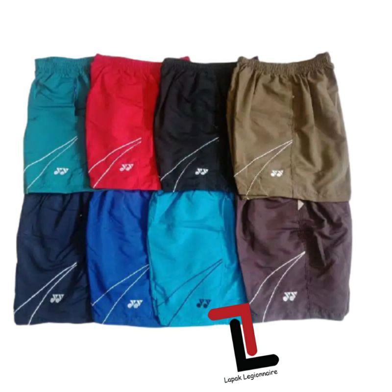YONEX | CELANA OLAHRAGA PENDEK LARI FITNES BOLA SPORT SANTAI  UNISEX KOLOR PENDEK