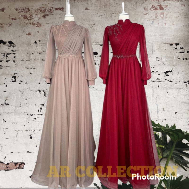 dress Kondangan-dress penganti-dress wanita-wedingg dress/gaun kondangan gaun lamaran gaun formal