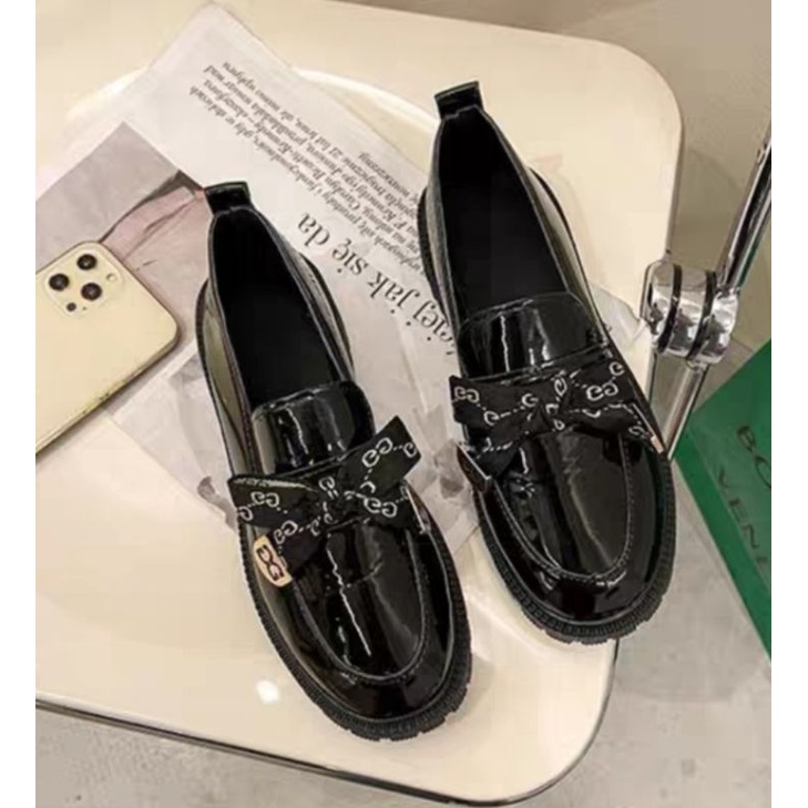 Sepatu Lolita Mary Jane Manis Sepatu Loafer Solid Wanita Zapatos De Mujer 2022 Sepatu Platform Ujung Bundar Slip On Kasual Hak Rendah / Sepatu Docmart Wanita Terbaru / Bisa Cod