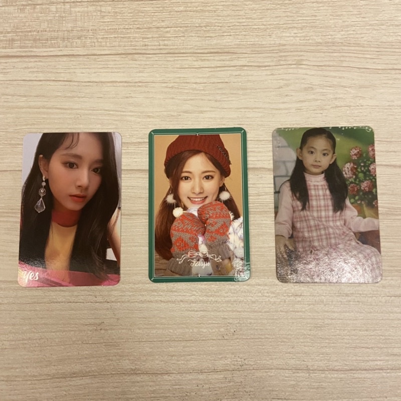 Twice Tzuyu Official PC/Photocard (Yes or Yes, Merry and Happy, The Story Begins)