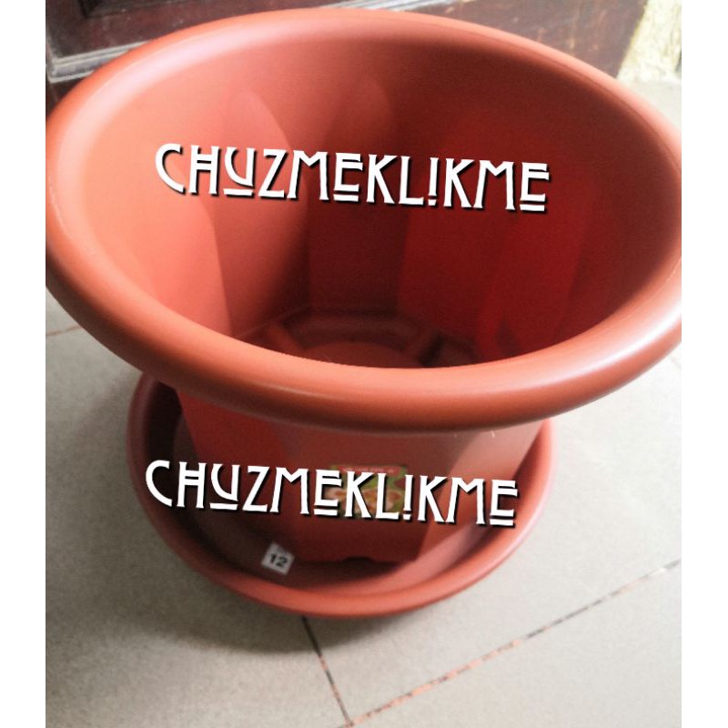 Pot tanaman lion star FP-28/Pot tanaman Rose pot lion star no.12/Pot plastik