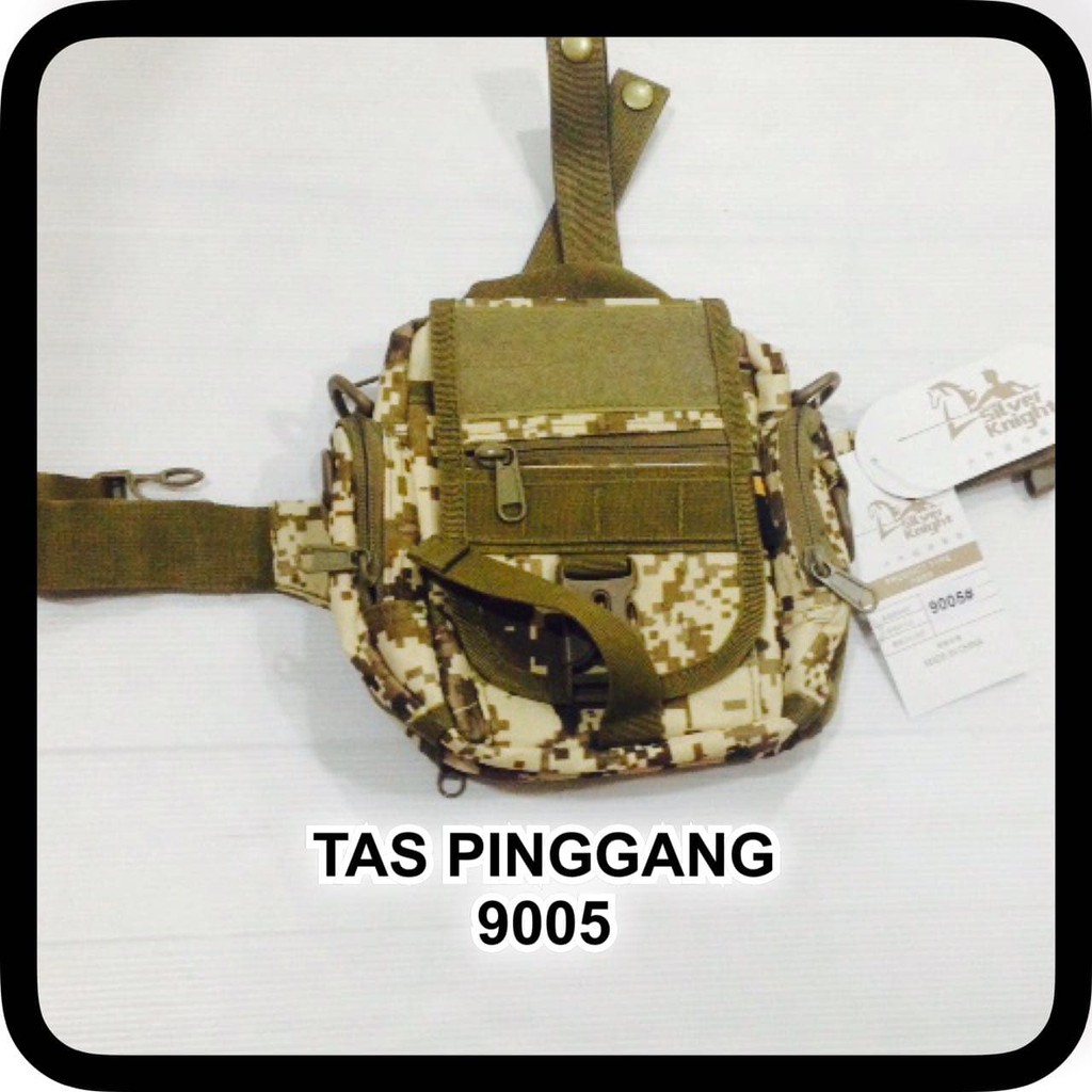 Limited! TAS SELEMPANG ARMY 9005 SLING BAG OUTDOOR ARMY 9005